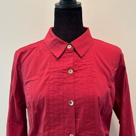 NWT Size 10 Joan Rivers Button Down Blouse Longsleeve - Picture 2 of 10